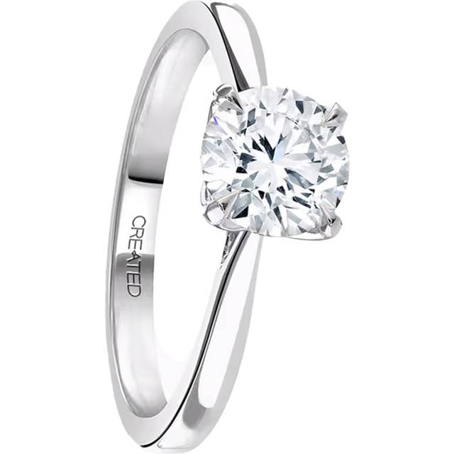 9ct White Gold 1.00ct Laboratory Grown Diamond Solitaire Engagement Ring