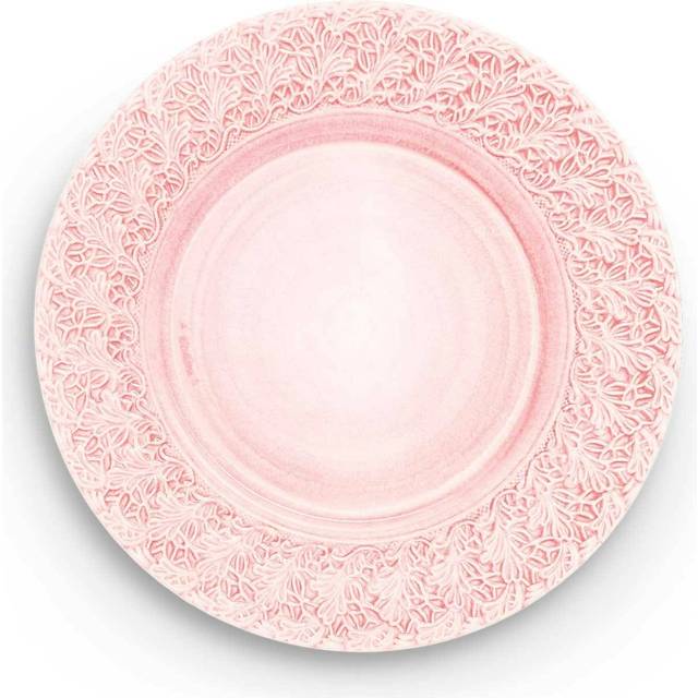 Lace tallrik ljusrosa 32 cm