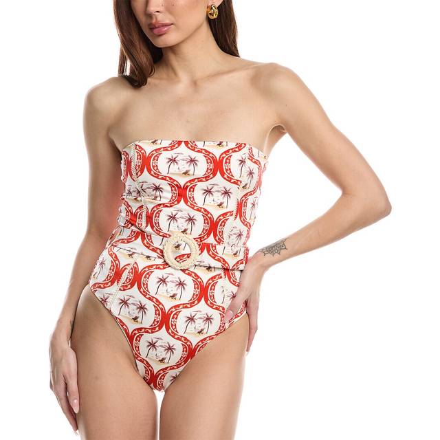 FARM Rio Summer Beach Strapless One-Piece