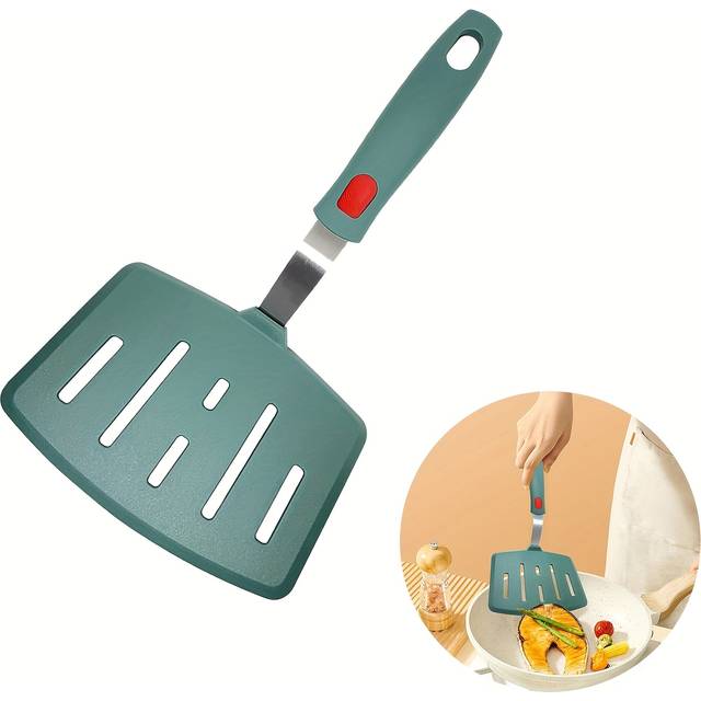 TEMU High Heat Resistant Silicone Spatula - Durable, Easy-clean Kitchen Utensil For Cooking & Baking, Ideal For Thanksgiving, Christmas, Halloween, Easter, Hanukkah, Christmas Spatula