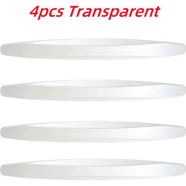 TEMU 4pcs Automobile Bumper, Universal Rubber Bumper, Front And Rear Bumper, Anti-collision Automobile Bumper Protection Strip, Anti-scratch Bumper
