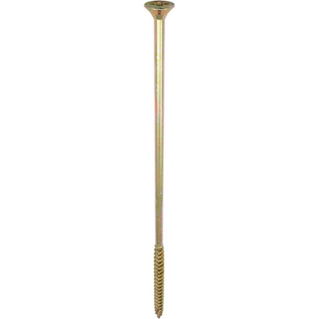 Timco - C2 Strong-Fix Multi-Purpose Premium Countersunk Gold Woodscrews - 6.0 x 200