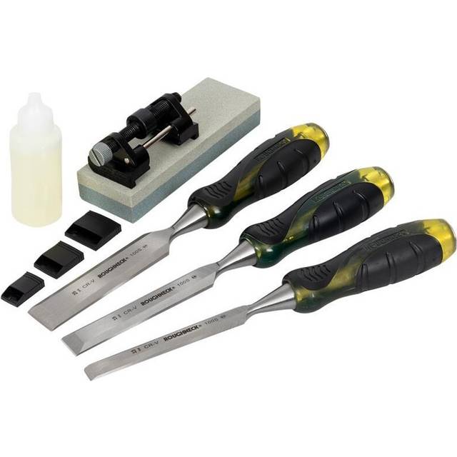 Roughneck Bevel Edge Chisel & Sharpening Kit, 6 Piece