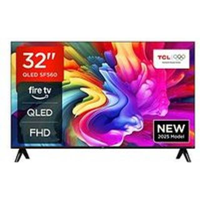 32"-38" TCL SF560 32” QLED Full HD Smart Fire TV - 32SF560-UK, Black