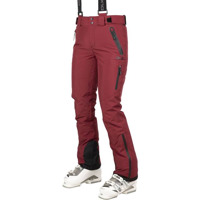 (S, Dark Cherry) Trespass Womens/Ladies Marisol II DLX Waterproof Ski Trousers