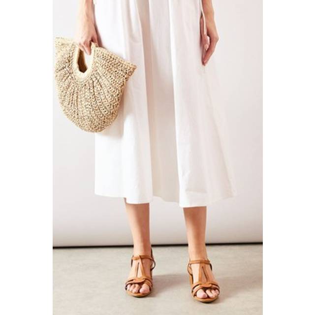 Dorothy Perkins Good For The Sole: Barbara Faux Leather T-Bar Medium Block Heeled Sandals In Tan - tan - 7