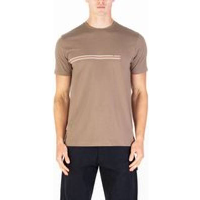 Luke 1977 Men Block Stripe T-shirt in Brown | Size: 3X-Large - 3XL
