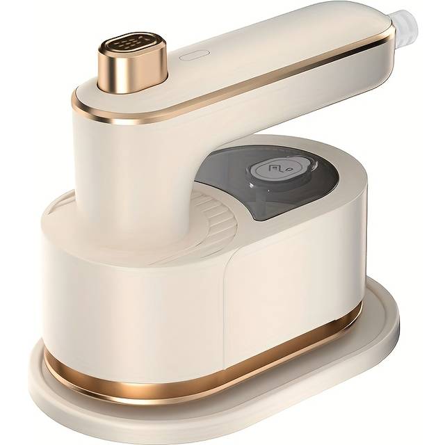 TEMU Senbowe Eu Plug Folding Mini Hand-held Iron, Portable Garment Steamer For Going Out, Steam Garment Steamer Iron, Dormitory Travel Mini Ironing Clothes Artifact
