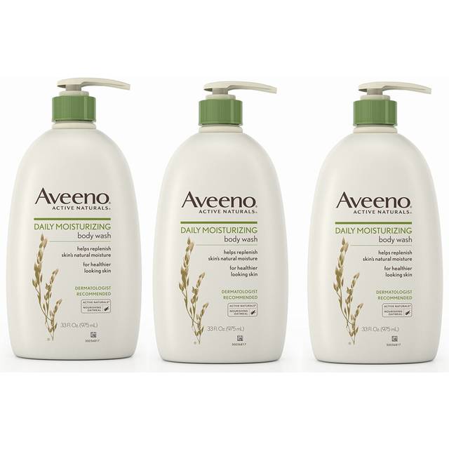 Aveeno Daily Moisturizing Body Wash PQVGuz  33 oz (3 Pack)
