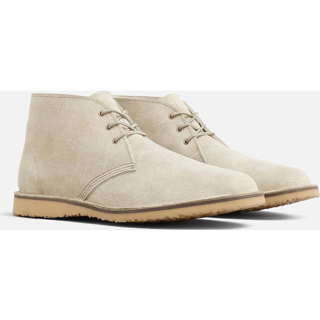 Red Wing Mens White Sand Mohave Weekender Chukka Boot - Beige - UK 7