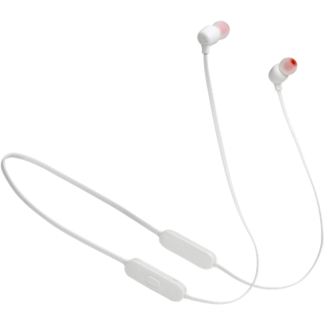 JBL Tune 125BT Pure Bass Wireless Headphones - White
