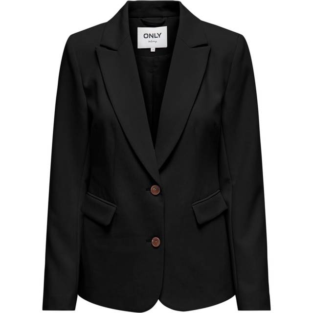Only Black Recycled Polyester Blazer - 34 | XXS