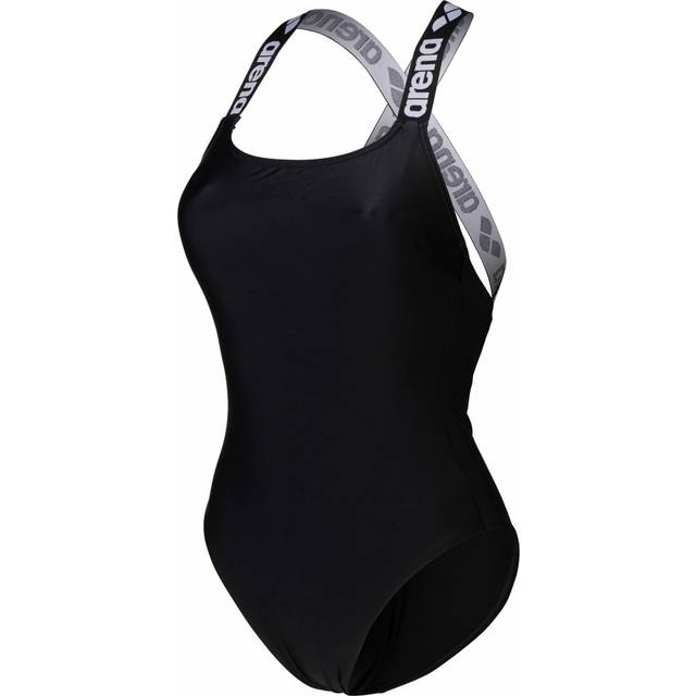 1 Piece Swimming Costume Logo - Black - XS