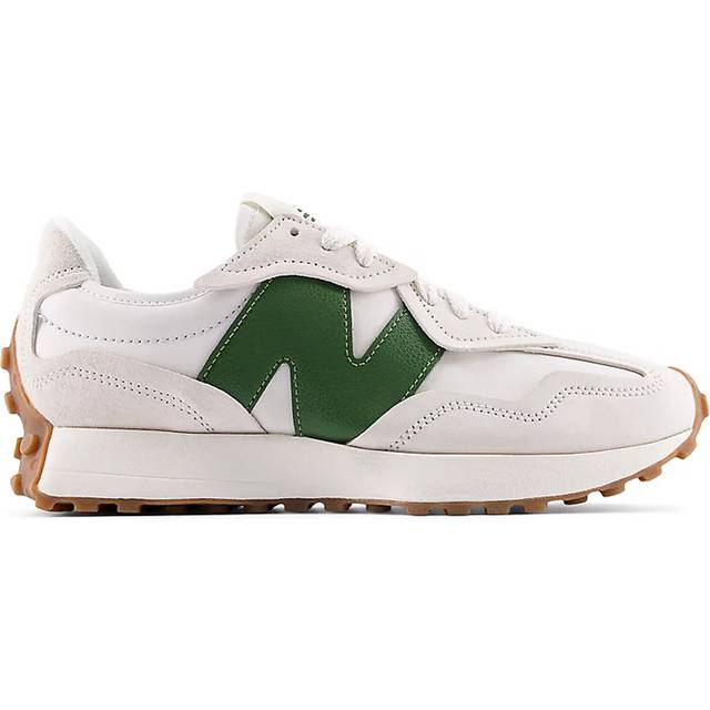 New Balance Unisex 327 Trainers - White, White, Size 5, Women