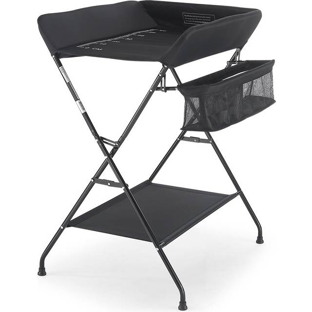 BabyTrold Vera 2 Sammenklappeligt Puslebord Sort - Puslebord test - Babyhelp.dk