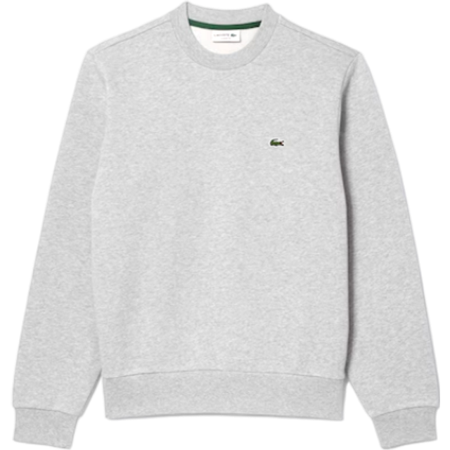 Men's Lacoste Mens Crew Neck Fleece Sweatshirt - Grey - Size: XXL