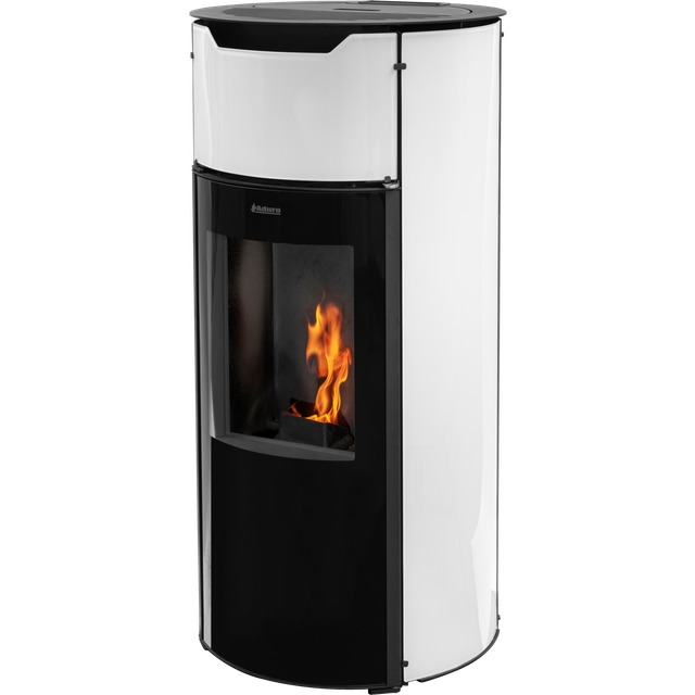 Pelletskamin Aduro P1.4 Svart/Vit