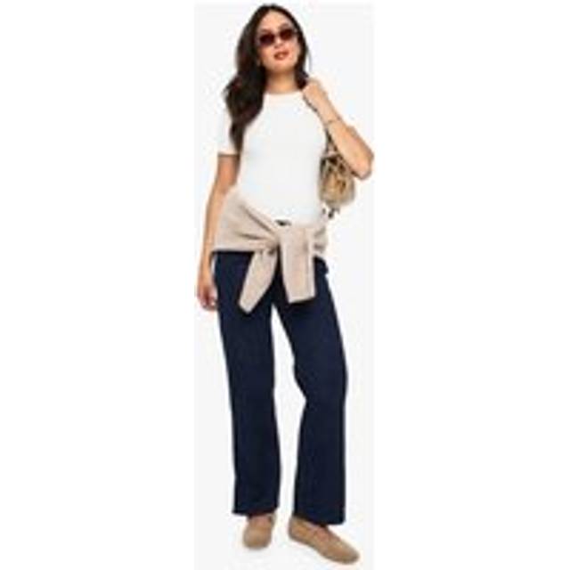 Womens Maternity Over The Bump Straight Leg Jeans - Blue - 14, Blue