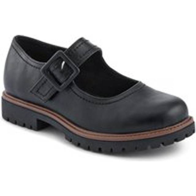 Wide Fit Touch-Fasten Chunky Mary Janes - WBINS42025 / 327 954 - Black - 6