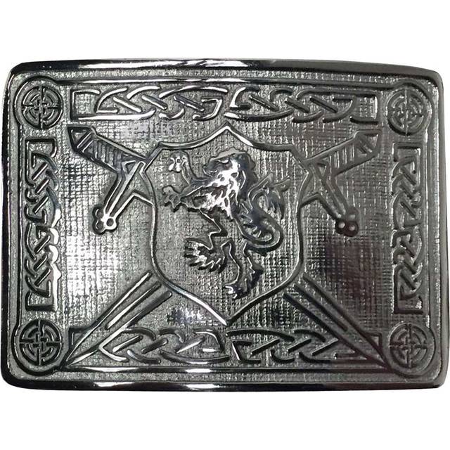 Mens Scottish Kilt Belt Buckle Rampant Lion Antique/chrome Finish Kilt Pin Socks
