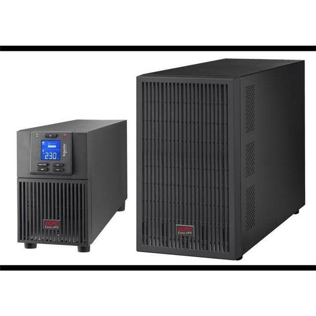 APC Easy UPS On-Line - UPS - turret, förlängd driftstid - AC 220/230/240 V - 1800 Watt - 2000 VA - 1-fas - Bly-syra - USB, serial - utgångskontakter: 4 - Europa - svart, RAL 7010