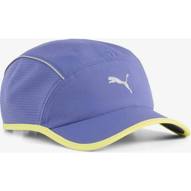 PUMA Runner Short Visor 5 Panel Cap, Blue Crystal (OSFA)