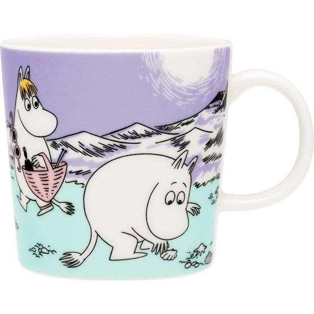 Moomin Arabia Beach Day Krus 30 Cl Kaffekopper Vitroporcelain Multi Krus 30cl