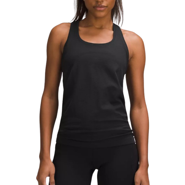 lululemon – Women's Swiftly Tech Racerback Tank Top 2.0 Hip Length – Color Black – Size 8 - 4