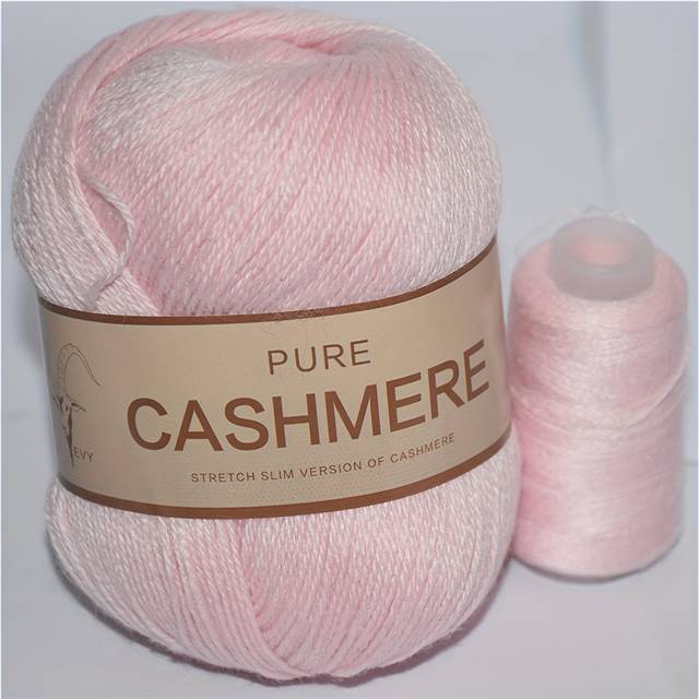 TEMU Premium Pure Yarn - 70g, 98% Cashmere, Hand-knitting & Crochet Yarn For Scarves, Soft & Durable, Ideal For Fine , Crochet Yarn | Sleek Yarn Design | Soft Texture Yarn, Crochet Yarns