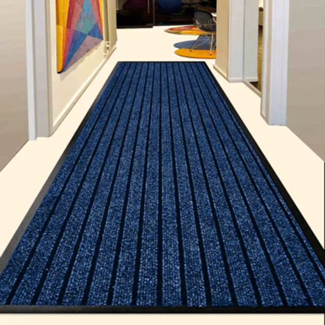 SHEIN Heavy Duty Rubber Barrier Mat Small Large Door Mat Hallway Runner Kitchen