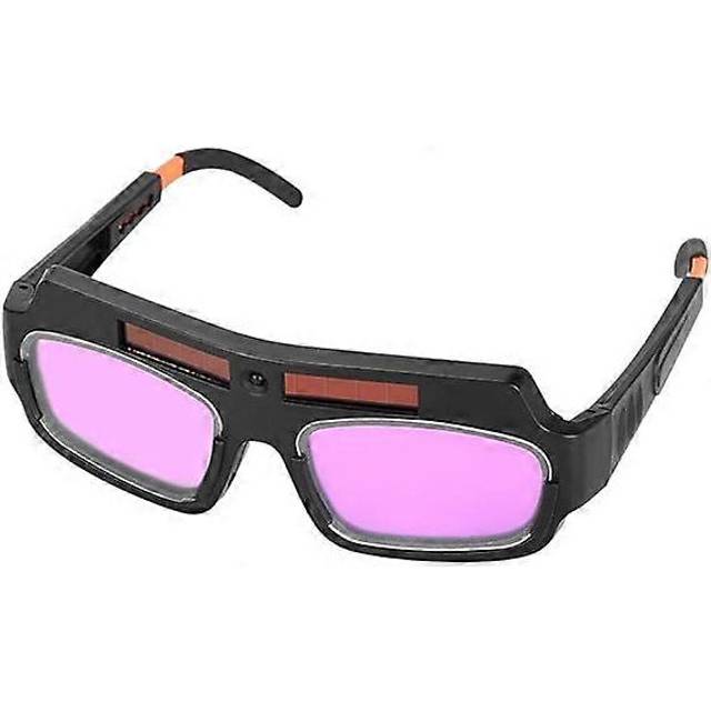 (As show, One size) Welding Mirror Automatic Dark Safety Glasses Sunglasses Protection Against Glare Welding Machine Helium PC Lens