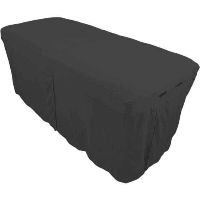 Microfiber Massage Table Skirt by Body Linen - Massage Table Bed Skirt to Fit Standard Size Massage Tables - Lightweight  Super Soft and Stain-Re