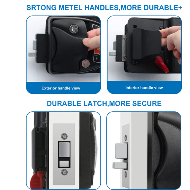 Car Drawer Handle with Deadbolt Integrated Keypad Fob