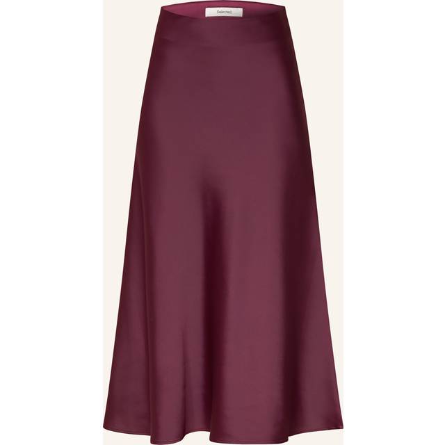Satin Midi Skirt
