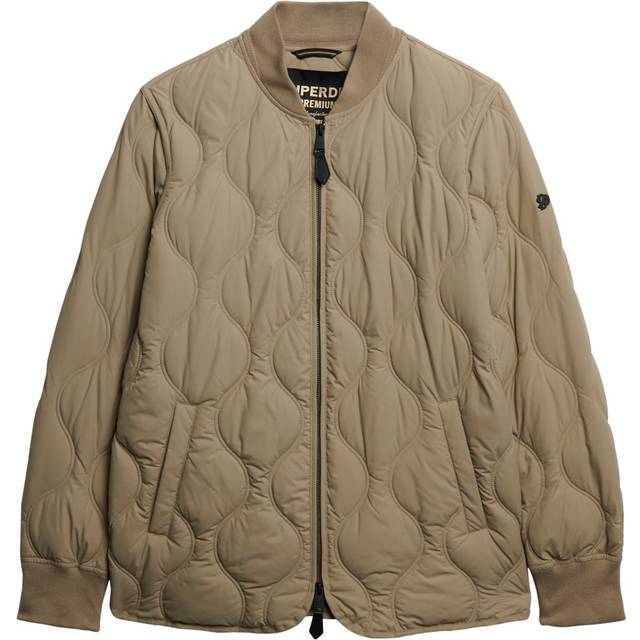 Women's down jacket Superdry - Beige