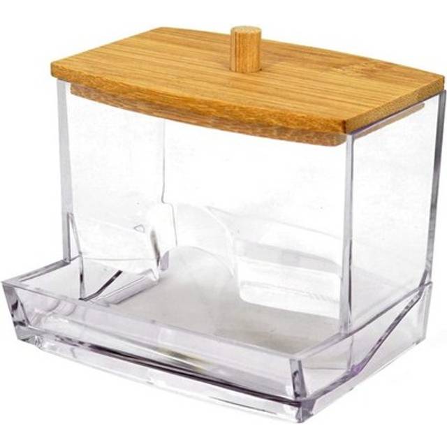Cotton Swab Holder Cotton Swab Dispenser, Bathroom Table Top Decoration3805