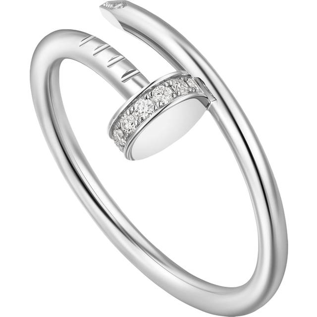 Cartier White Gold and Diamond Juste Un Clou Ring - 50