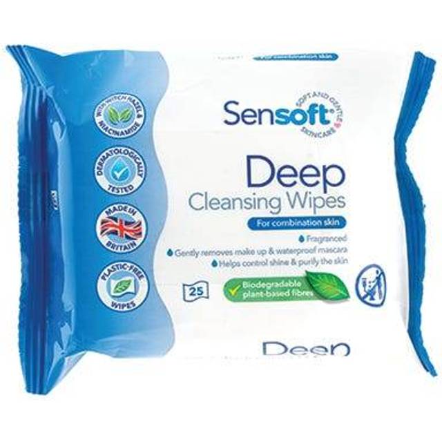 Sensoft Deep Cleansing Wipes 25-pack