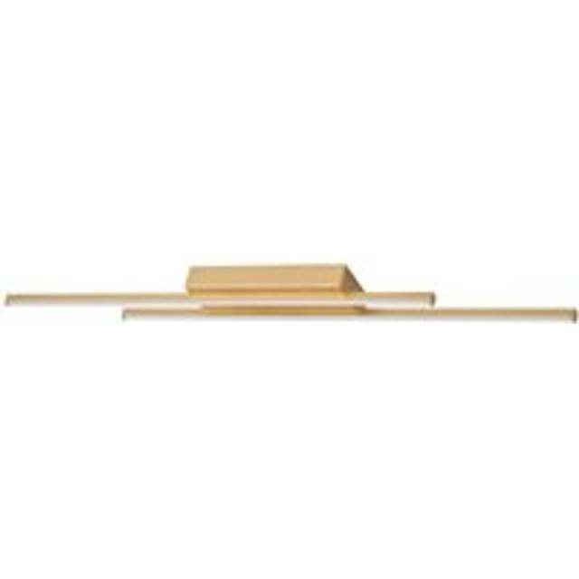 Happy Homewares Designer Brushed Gold Metal Kitchen Led 89Cm Ceiling Light Fitting - One Size