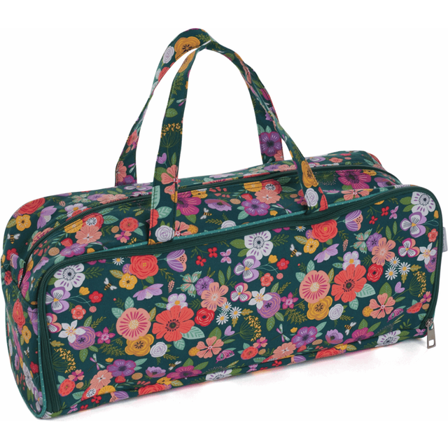 Hobby Gift Knitting Bag Floral Garden Pin Storage Long Bag
