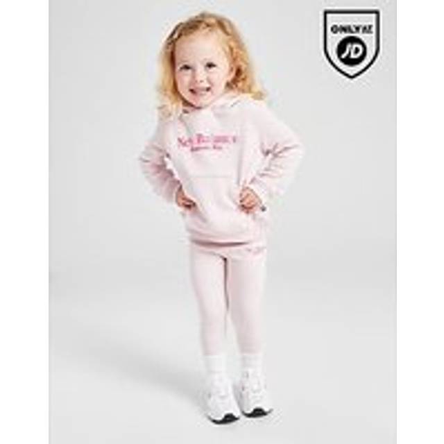 New Balance Girls' Tonal Logo Hoodie/Leggings Set Infant - Pink - 12M
