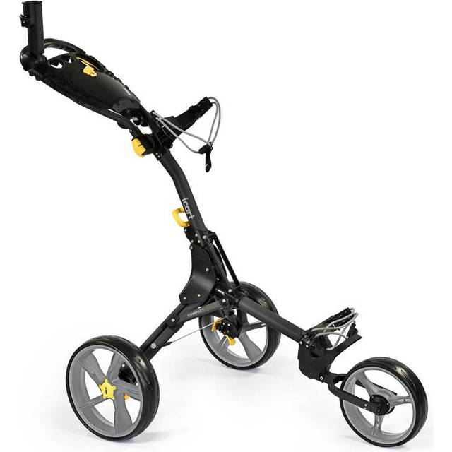 iCart Compact Evo 3-Wheel Push Trolley - Black/Grey