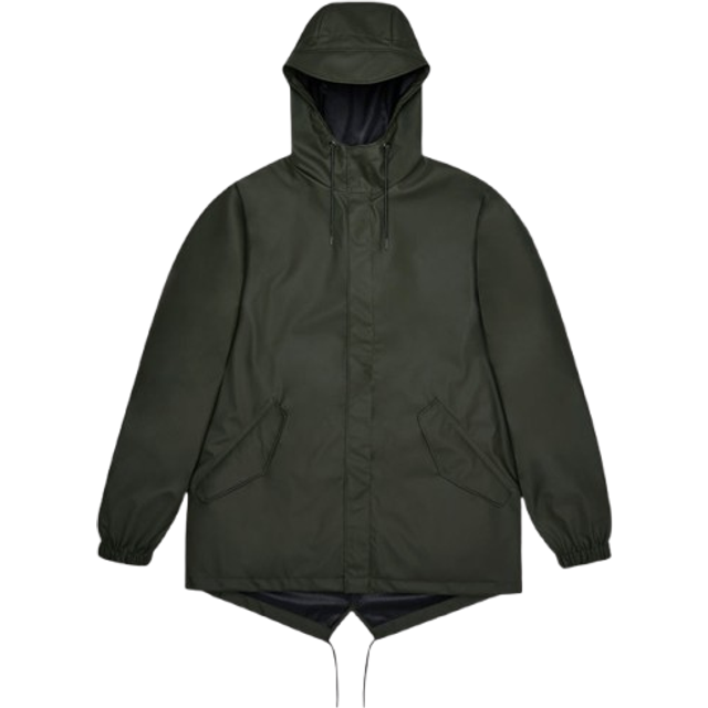 Rains Matte-Shell Jacket - M - Green