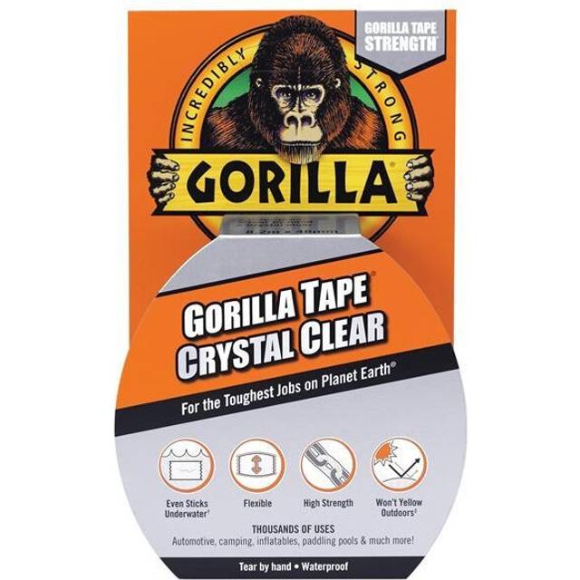 Gorilla Glue Gorilla Tape 48mm X 8.2m Crystal Clear