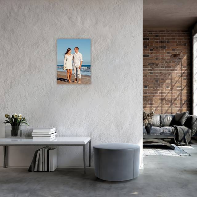 TEMU Custom Canvas Prints With Your Photos - Personalized Framed Wall Art, Ideal For Pet Gifts For Mom, Men, Women