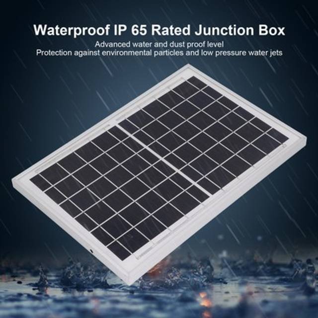 Solar Power Panel Lightweight Solar Panel Charger For Small Drying Camps 6v 10w♫