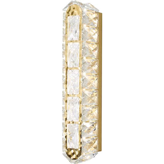Mid-Century Modern Crystal Wall Lamp - Natural (32cm H X 7.5cm W X 5.5cm D)