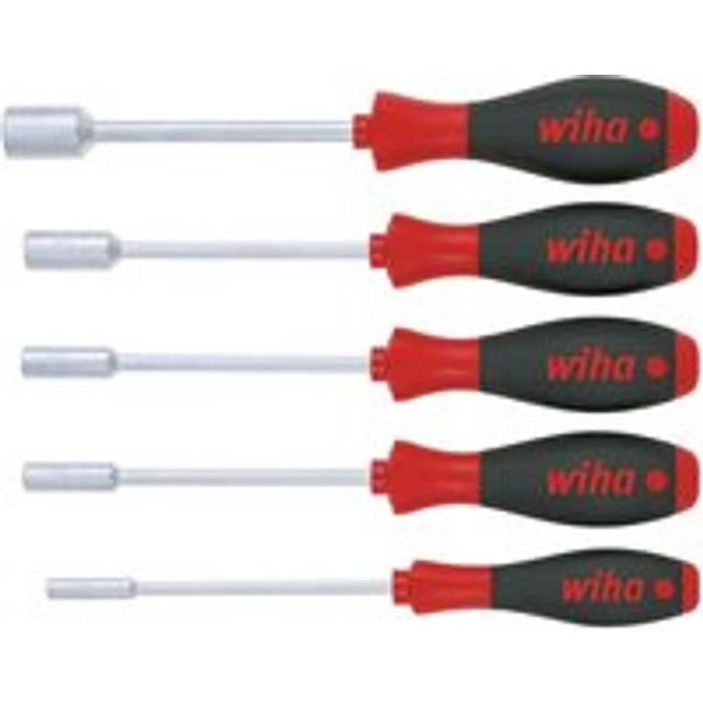 Wiha Softfinish Hex Nut Driver Set, 5 Piece