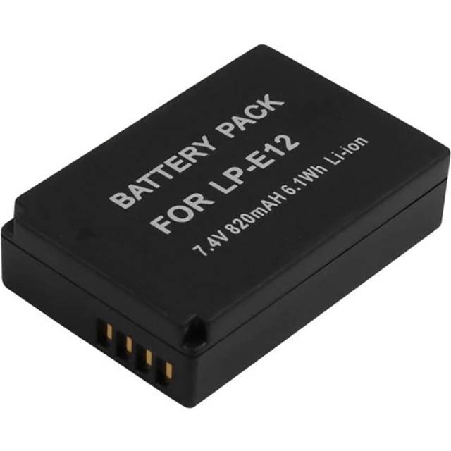Avizar Battery 820mah Canon Eos 100d Camera 7.4v Compatible Lp-e12