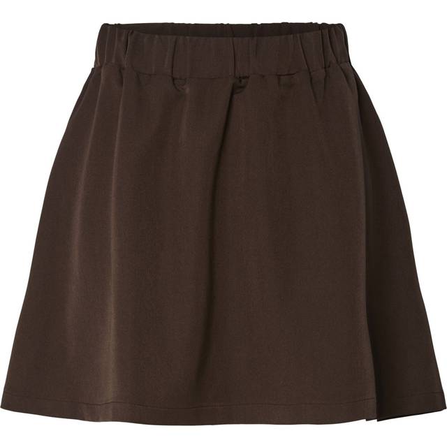 Pieces Pckamil Hw Mininederdel Hot Fudge - Mørkebrun